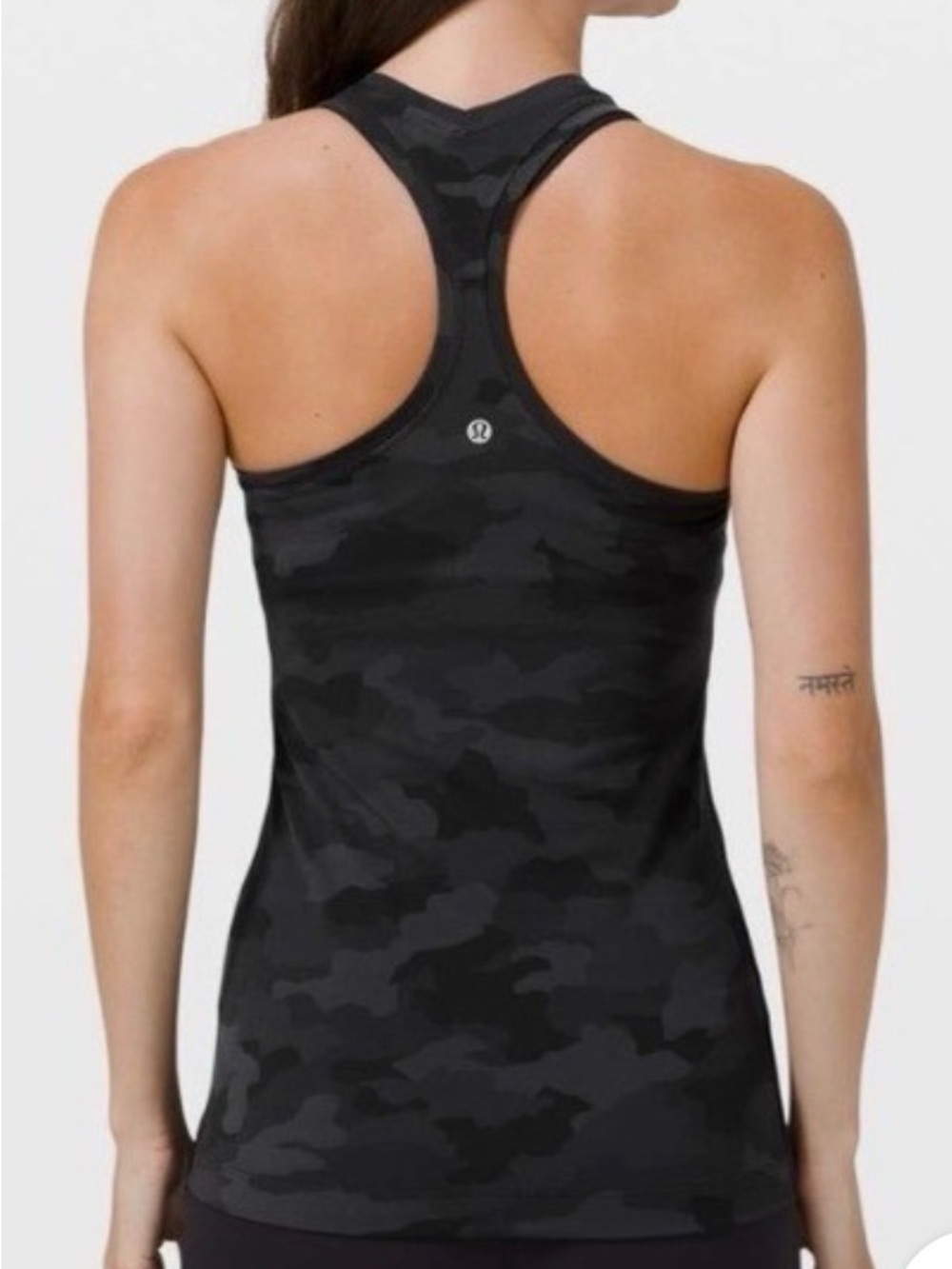 lululemon athletica Black Camo Racerback Tank